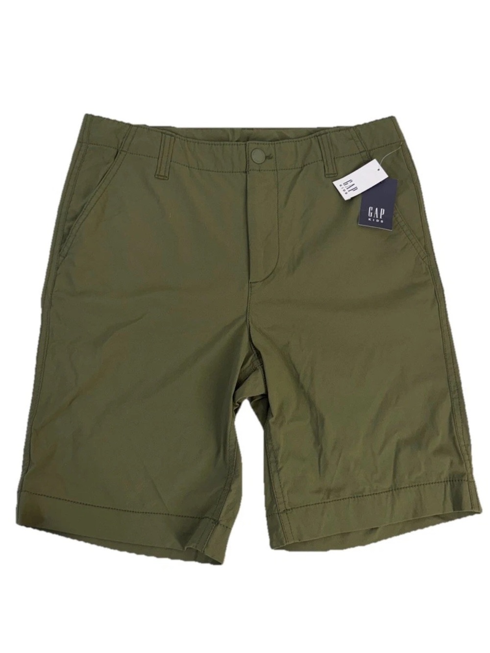 Gap Kids Boys Quick Dry Shorts Green Size 18 Zipper Pockets